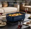 6-in-1 Programmable Slow Cooker with Keep Warm Functions Adjustable Timer Control