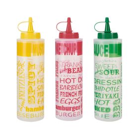 BBQ Assorted Squeeze Bottles 3 Pack