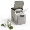 Countertop Home Electric Ice Machine with Scoop (Water Bottle Not Included)