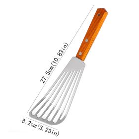 Stainless Steel, Non-slip, Frying Flip Shovel. Ideal for Eggs, Steak, Fish.