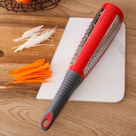 Stainless Steel, Handheld, Double-sided Grater; Cheese, Vegetables, Chocolate Scraper
