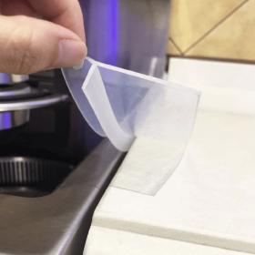 Silicone Stovetop Gap Cover Protector; Kitchen Counter Gap Filler; Heat Resistant, Oven Gap Filler (1-piece)