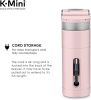 Keurig Single Serve K-Cup Pod Coffee Maker, 6 to 12oz Brew size, with Cord Storage,Dusty Rose
