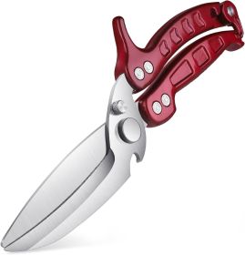 Stainless Steel, Heavy Duty Poultry and Meat Shears; Dishwasher Safe