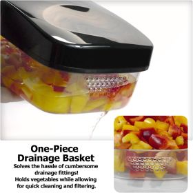 Vegetable Chopper, Food Choppers, Onion Chopper, Veggie Choppers, Onion Dicer, Potato Dicer Cuber with Container