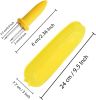 Corn Dishes and Holders - 16 Pack Holders, 8 Pack Dishes - Stainless Steel, Perfect for Corn on the Cob