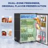 4.5 Cu.Ft Mini Freezer for Dorm, Single Door Refrigerator with Freezer, Adjustable Thermostat, Black