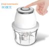 Electric Food Chopper with LED Indicator, 350ml Cordless Mini Food Processor for Garlic, Onion, Vegetables & Meat â€“ Rechargeable USB-C Blender