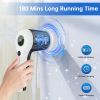 Electric Spin Scrubber, Cordless Shower Scrubber with Battery Level Display, 2 Speeds Electric Scrubber for Cleaning with 6 Replaceable Heads