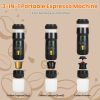 1Pc Portable Electric Espresso Machine Cordless Coffee Maker Self-Heating Car Espresso Maker with Anti-Dry Burn Fit for Ground Coffee/NS/DG Capsules f