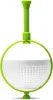 Spina Easy-To-Use Salad Spinner, Non-Scratch, Nylon Spinning Colander, Lettuce Spinner, Colander with Collapsible Handle, Green