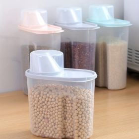 Airtight Storage Cereal and Food Container (1-piece, 1.9L) (Color: Green)