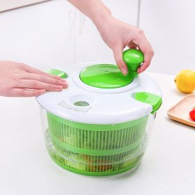 Salad and Fruit Dryer Basket (Color: GREEN-B)