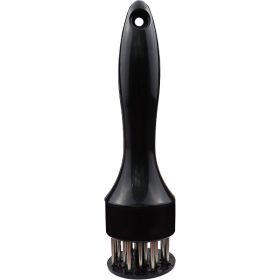 304 Stainless Steel Meat Tenderizer; 24 Steel Needles To Loosen Meat Artifact And Break Tendons (Color: Black)